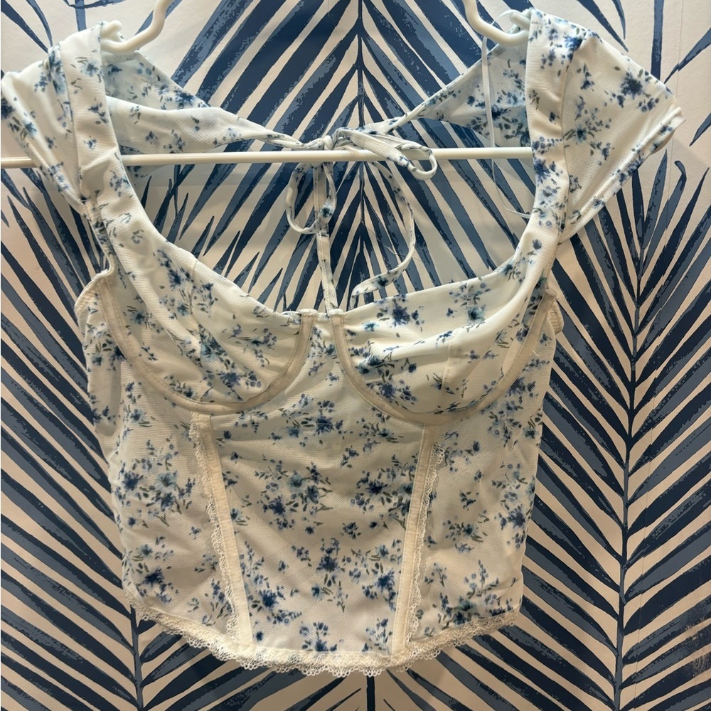 Garage Milan Mesh Floral Bustier XS - Picture 3 of 4